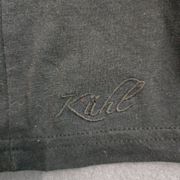 Kuhl Women S Black V Neck Short Sleeve Ruched Coolmax Midi Dress - Picture 6 of 12